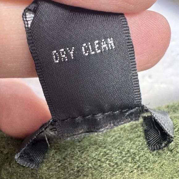 Only Mine Womens Cashmere Sweater Size S Dark Green Pullover 2 Ply Quiet Luxury - Picture 4 of 4